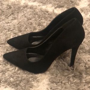 Charlotte Russe Black Pointed Heels.